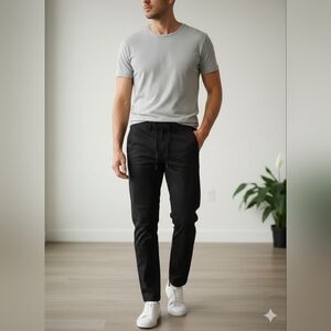 Goodfellow & Co Black Pants With Adjustable Drawstring Waist